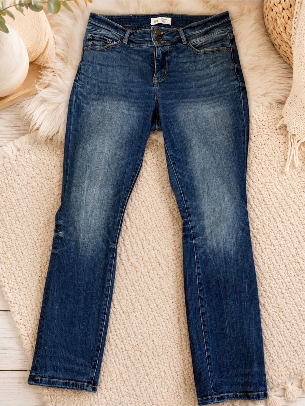 BKE Gabby Curvy Fit High Rise Straight Jeans — Size 29 x 30